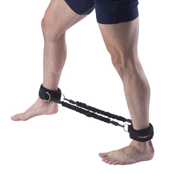 Комплект ластици за тренировка на крака, съпротивителни ластици за крака, ластици за крака, 2х2 броя