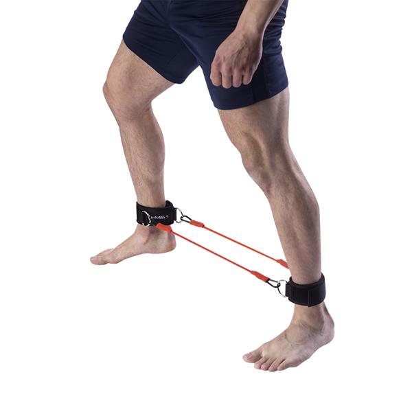 Тренировъчна лента за крака, с каишки, фитнес ластици за крака