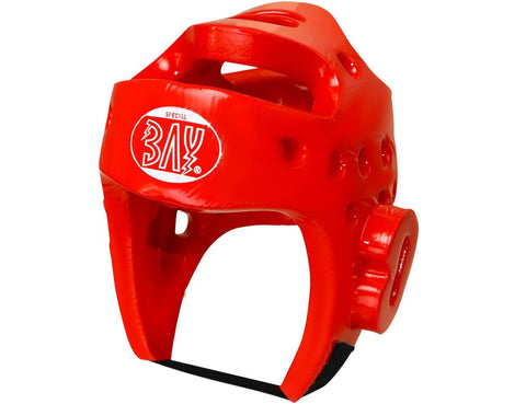 Каска за глава, за таекуондо, червена, размер L