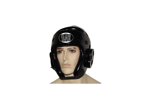 Каска за глава, за таекуондо, черна, размер XS