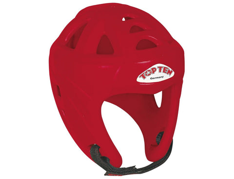 Каска за глава, протектор за глава, червен, размер M