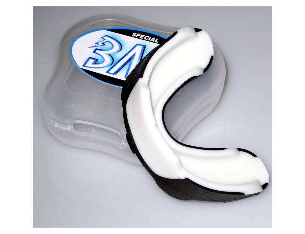 Протектор за уста, черен, бял