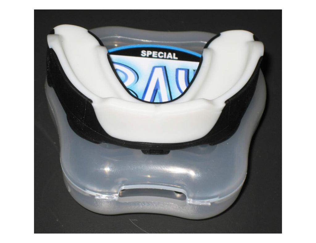 Протектор за уста, черен, бял