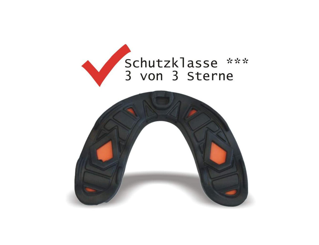 Протектор за уста, черен, бял